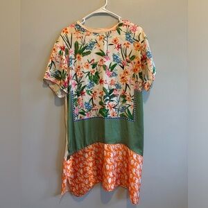 Zara women’s basic collection floral dress